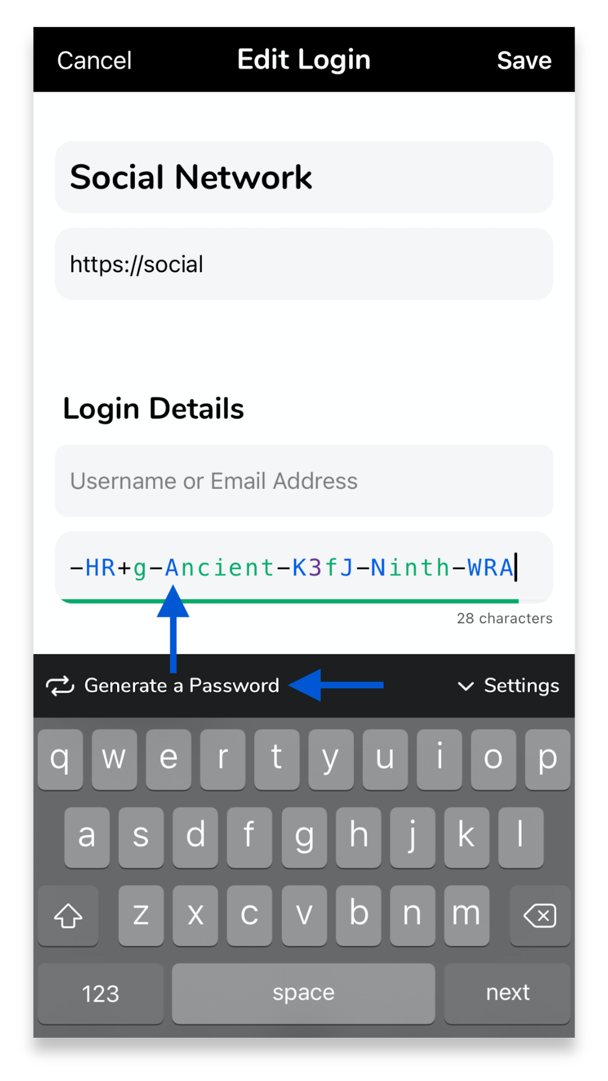 The Future Pass Password Generator