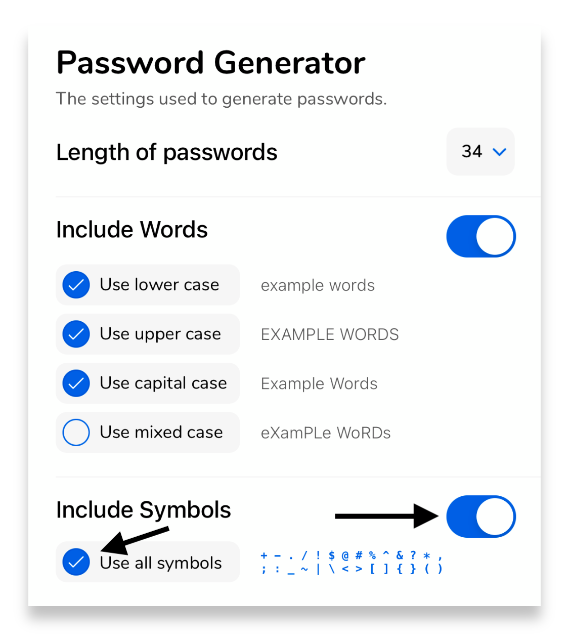 The Future Pass Password Generator