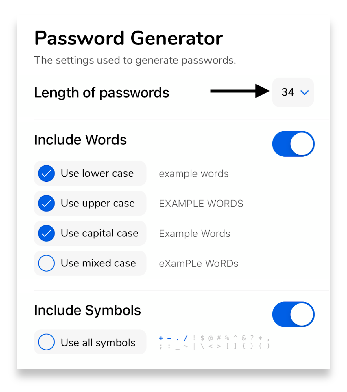 The Future Pass Password Generator